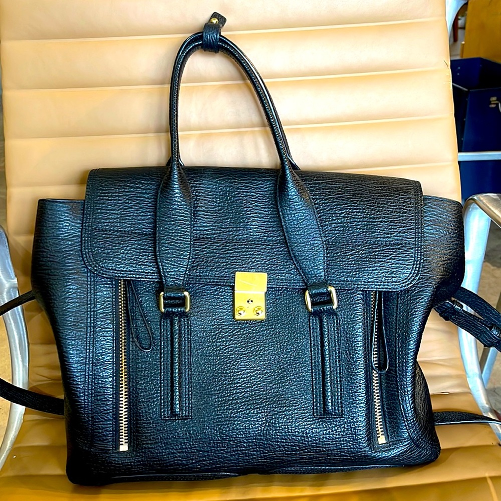 3.1 Phillip Lim Pashli Satchel Black